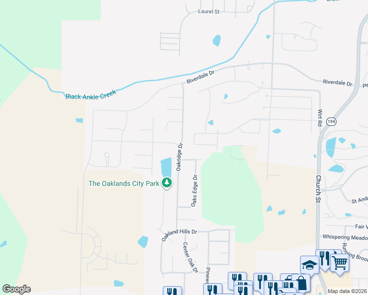 map of restaurants, bars, coffee shops, grocery stores, and more near 40 Cozmo Lane in Oakland