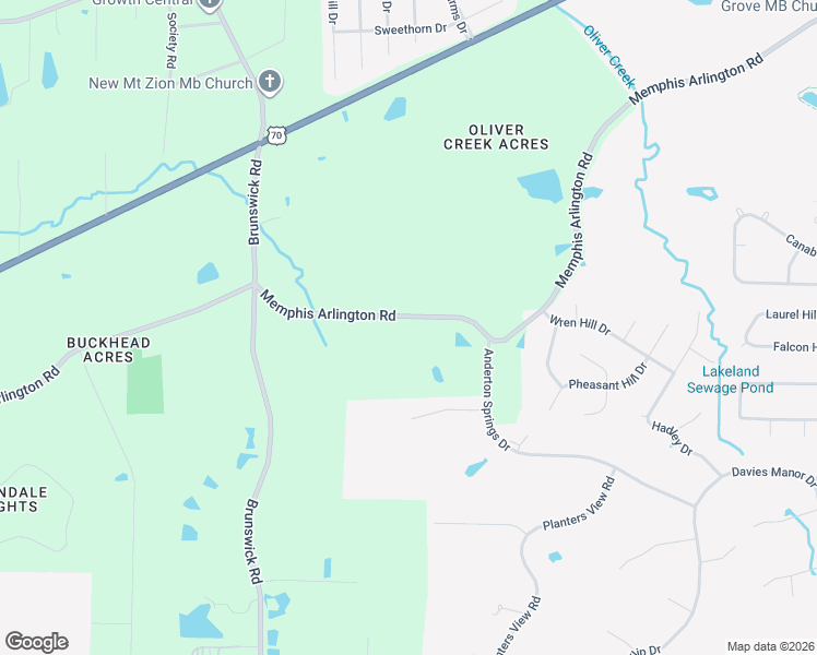 map of restaurants, bars, coffee shops, grocery stores, and more near 8895 Memphis Arlington Road in Arlington