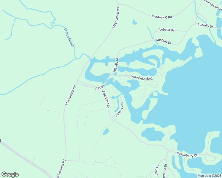 map of restaurants, bars, coffee shops, grocery stores, and more near 122 Mallard Cove in Vass
