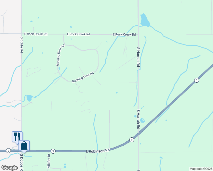map of restaurants, bars, coffee shops, grocery stores, and more near 15 Comanche Street in Norman