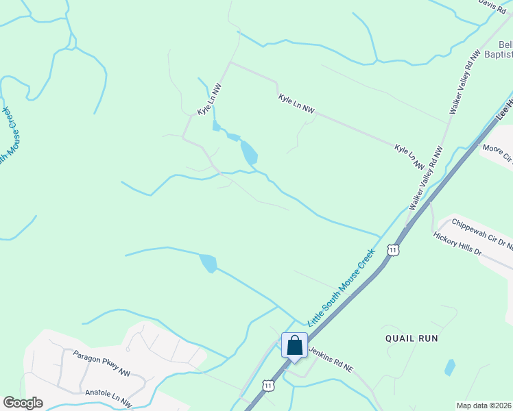 map of restaurants, bars, coffee shops, grocery stores, and more near 914 Golf View Drive Northwest in Cleveland