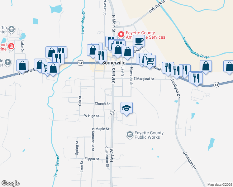 map of restaurants, bars, coffee shops, grocery stores, and more near 201 Churchill Street in Somerville