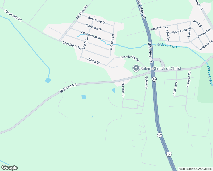 map of restaurants, bars, coffee shops, grocery stores, and more near 523 West Point Road in Lawrenceburg