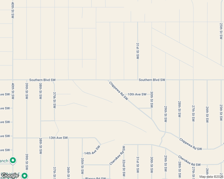 map of restaurants, bars, coffee shops, grocery stores, and more near 3214 Chippewa Road Southwest in Rio Rancho