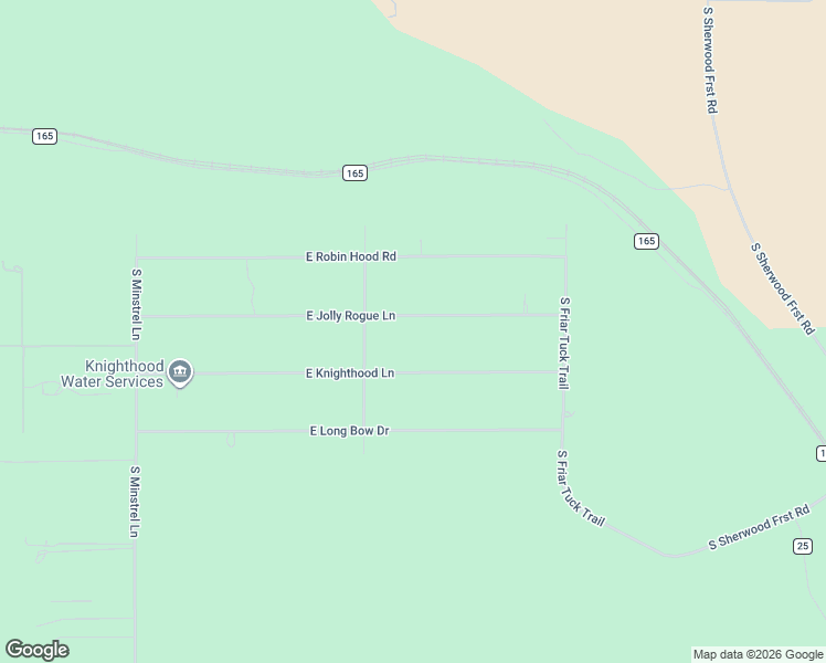 map of restaurants, bars, coffee shops, grocery stores, and more near 7638 East Jolly Rogue Lane in Williams