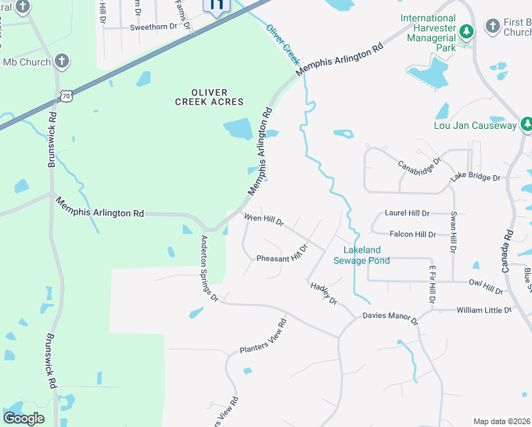 map of restaurants, bars, coffee shops, grocery stores, and more near 9120 Wren Hill Drive in Lakeland