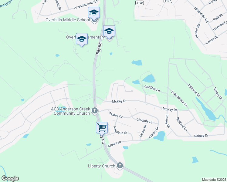 map of restaurants, bars, coffee shops, grocery stores, and more near 114 Stallion Lane in Spring Lake