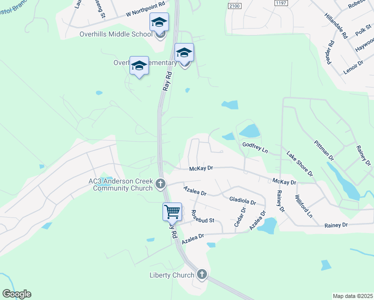 map of restaurants, bars, coffee shops, grocery stores, and more near 114 Stallion Lane in Spring Lake