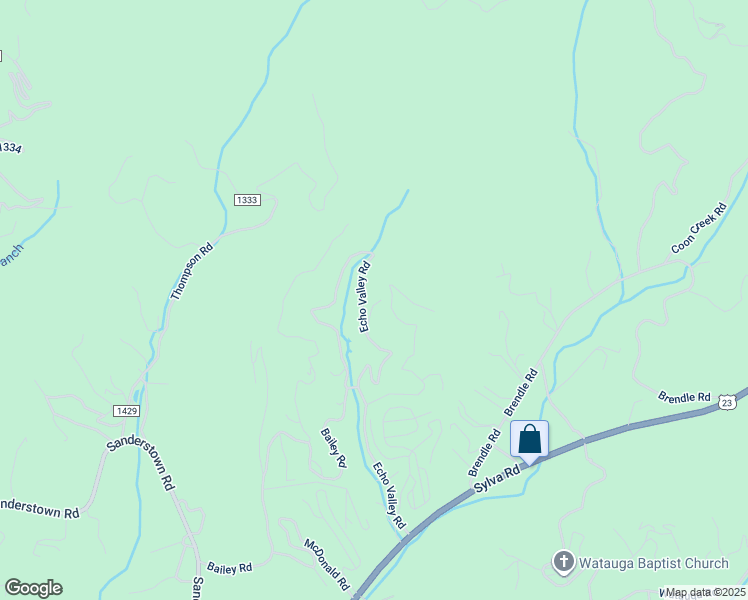 map of restaurants, bars, coffee shops, grocery stores, and more near 125 Echo Heights Road in Franklin