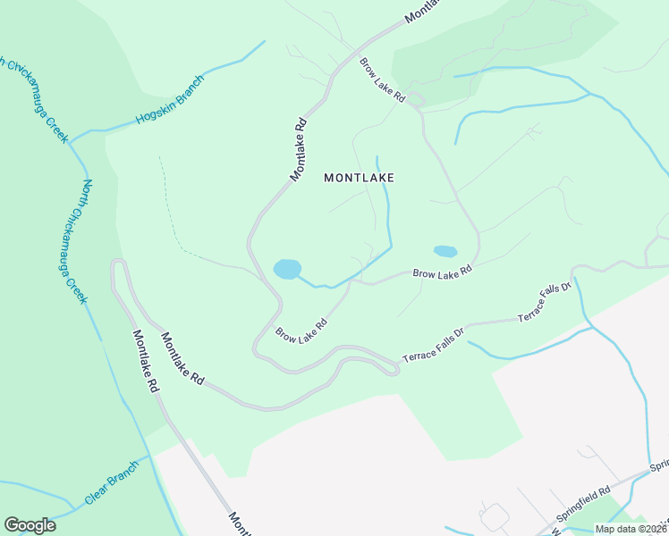 map of restaurants, bars, coffee shops, grocery stores, and more near 8705 Brow Lake Road in Soddy-Daisy