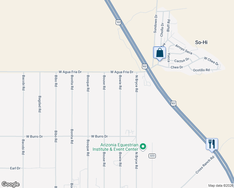 map of restaurants, bars, coffee shops, grocery stores, and more near 3921 Bowie Road in Golden Valley