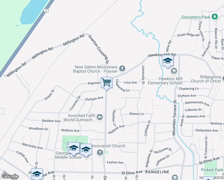 map of restaurants, bars, coffee shops, grocery stores, and more near 4236 Overton Crossing Street in Memphis