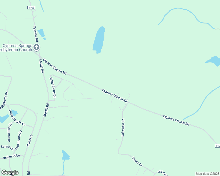 map of restaurants, bars, coffee shops, grocery stores, and more near 878 Cypress Church Road in Cameron