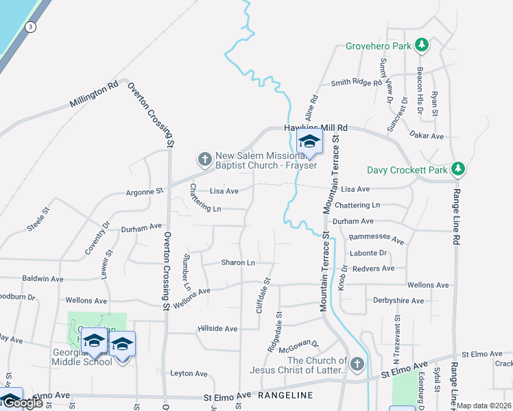 map of restaurants, bars, coffee shops, grocery stores, and more near 4206 University Street in Memphis