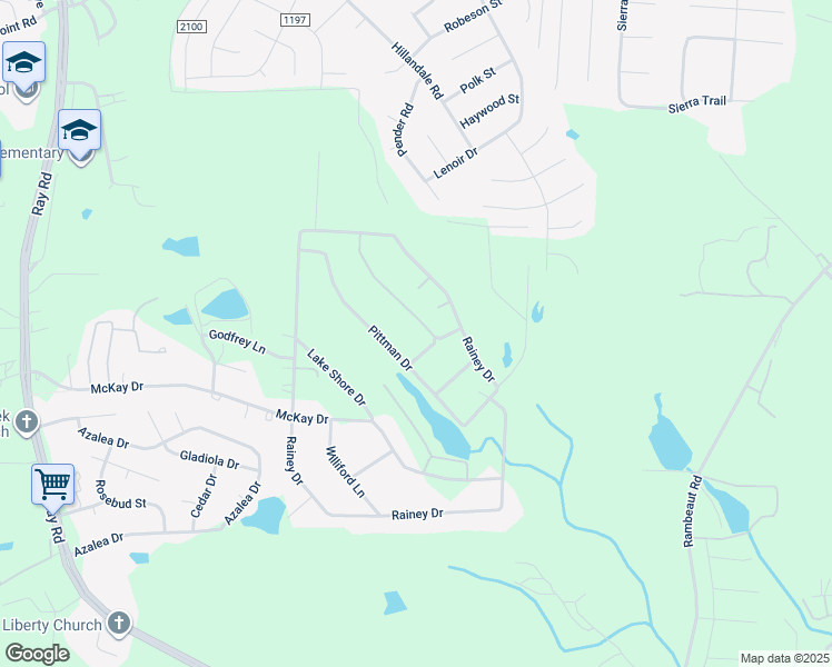 map of restaurants, bars, coffee shops, grocery stores, and more near 252 McFayden Drive in Spring Lake