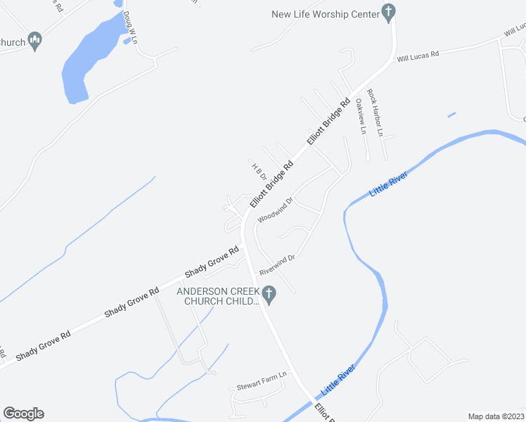 map of restaurants, bars, coffee shops, grocery stores, and more near 294 Woodwind Drive in Spring Lake