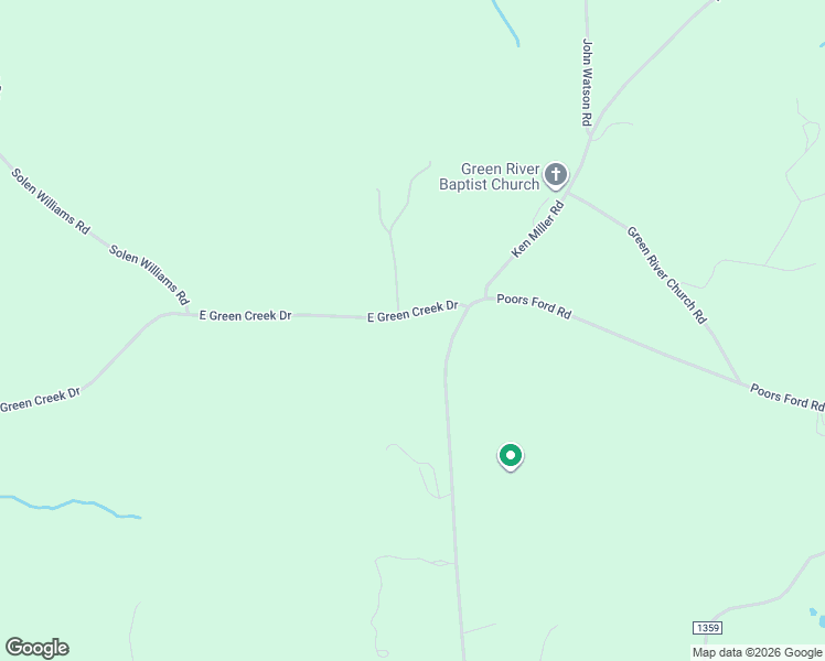 map of restaurants, bars, coffee shops, grocery stores, and more near 1912 East Green Creek Drive in Tryon