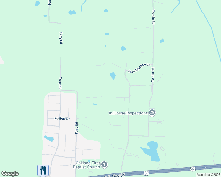 map of restaurants, bars, coffee shops, grocery stores, and more near 2890 Tomlin Rd in Somerville