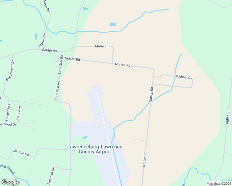 map of restaurants, bars, coffee shops, grocery stores, and more near 510 Lone Star Road in Lawrenceburg