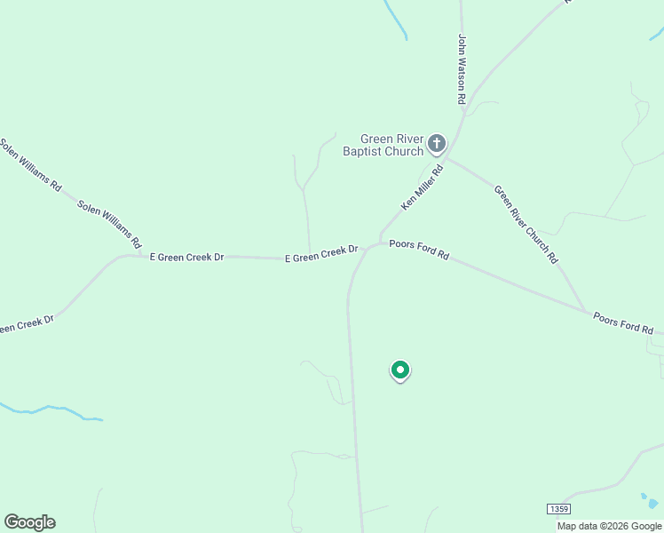 map of restaurants, bars, coffee shops, grocery stores, and more near 1912 East Green Creek Drive in Tryon