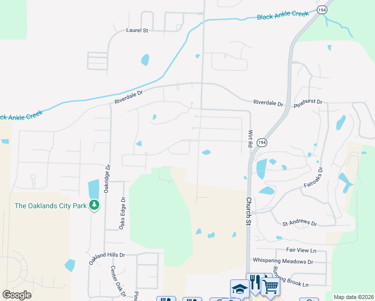 map of restaurants, bars, coffee shops, grocery stores, and more near in Oakland