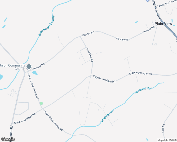 map of restaurants, bars, coffee shops, grocery stores, and more near 392 Fred Tew Road in Dunn