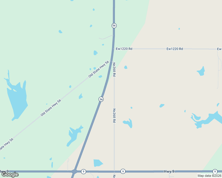 map of restaurants, bars, coffee shops, grocery stores, and more near 12232 Oklahoma 56 in Wewoka