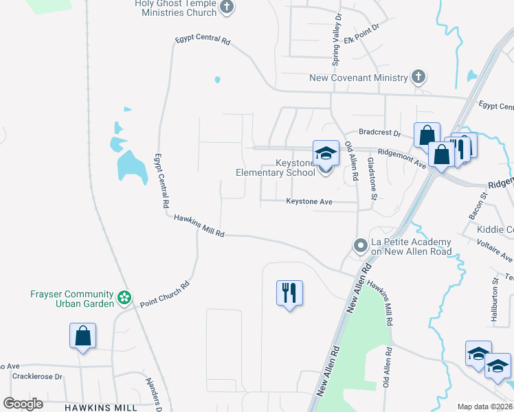 map of restaurants, bars, coffee shops, grocery stores, and more near 4241 Mikewood Drive in Memphis