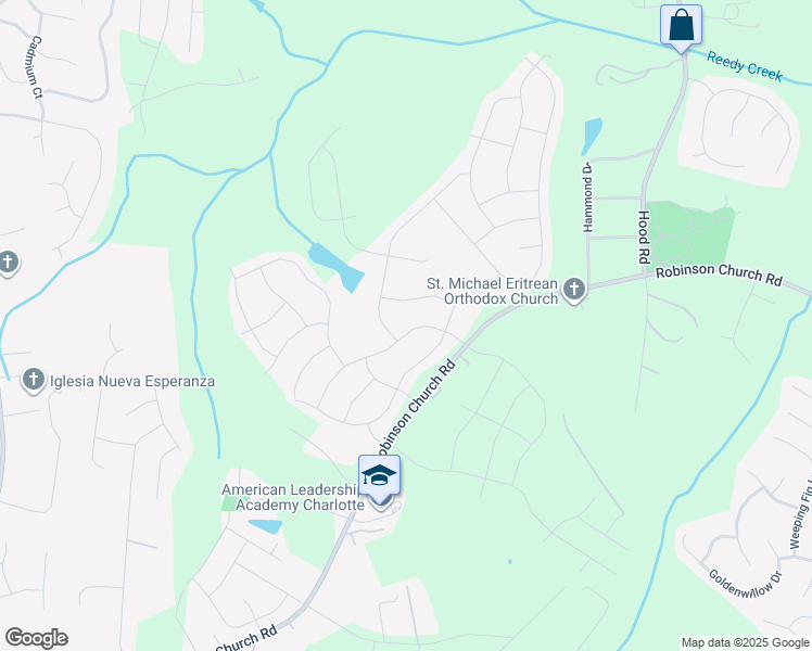 map of restaurants, bars, coffee shops, grocery stores, and more near 4016 Munson Drive in Charlotte
