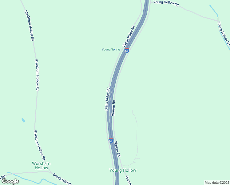 map of restaurants, bars, coffee shops, grocery stores, and more near Warren Rd in Pulaski