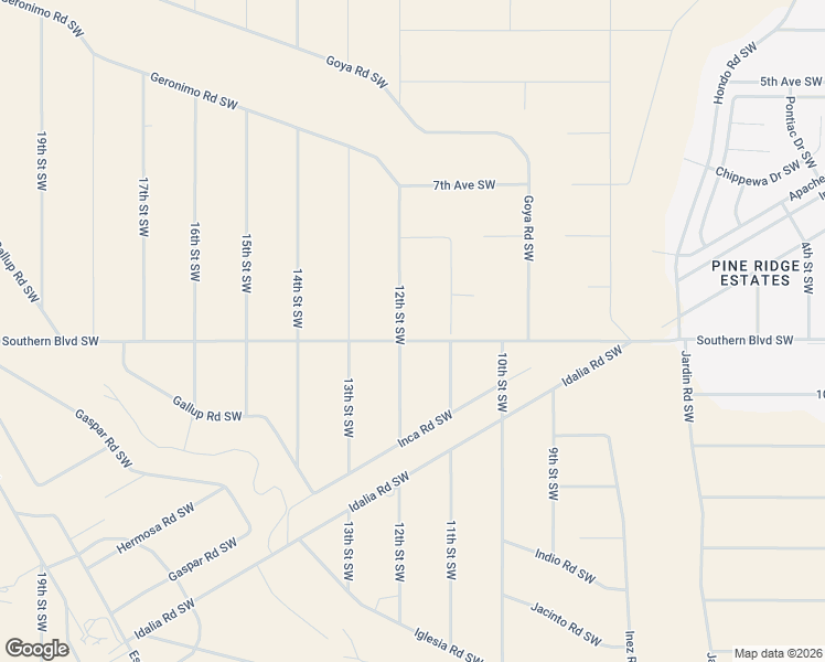 map of restaurants, bars, coffee shops, grocery stores, and more near 951 12th Street Southwest in Rio Rancho