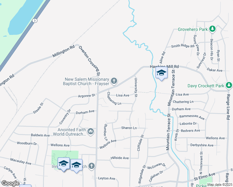 map of restaurants, bars, coffee shops, grocery stores, and more near in Memphis