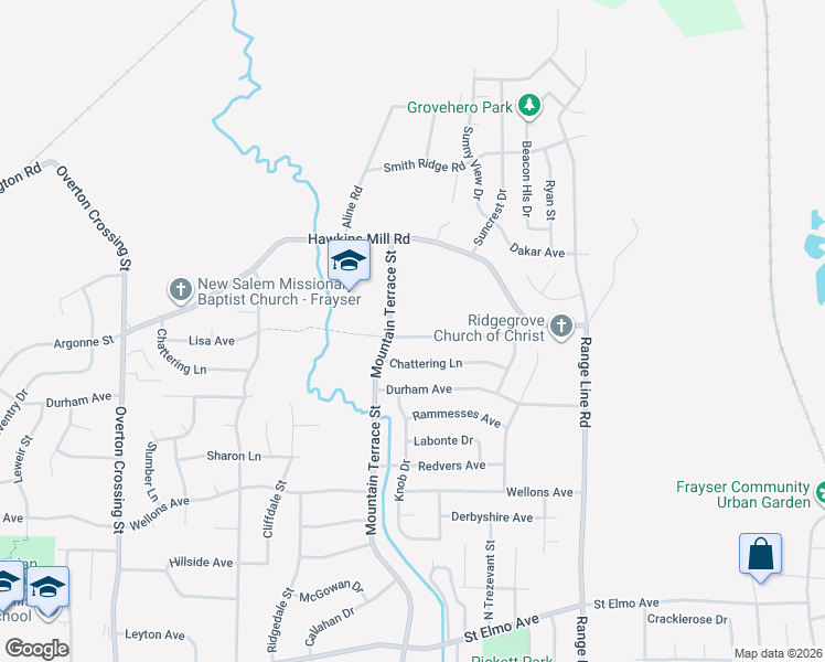 map of restaurants, bars, coffee shops, grocery stores, and more near 2462 Lisa Avenue in Memphis