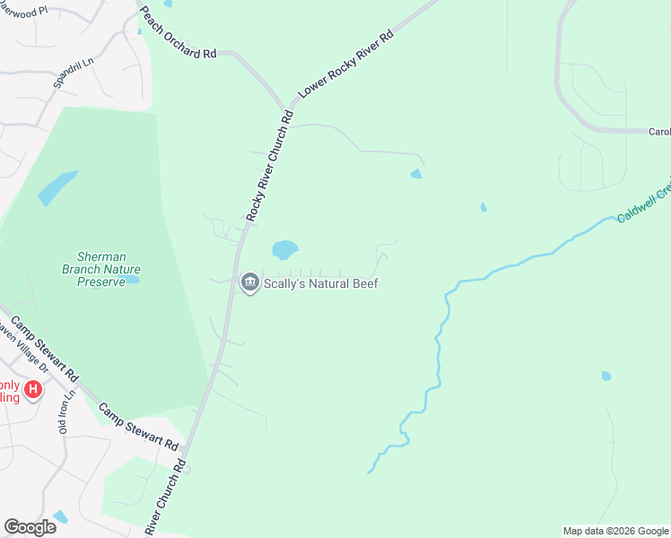 map of restaurants, bars, coffee shops, grocery stores, and more near 13201 Marlstone Lane in Charlotte