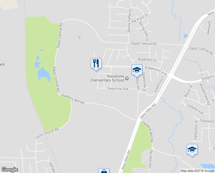 map of restaurants, bars, coffee shops, grocery stores, and more near 4277 Mikewood Cove in Memphis