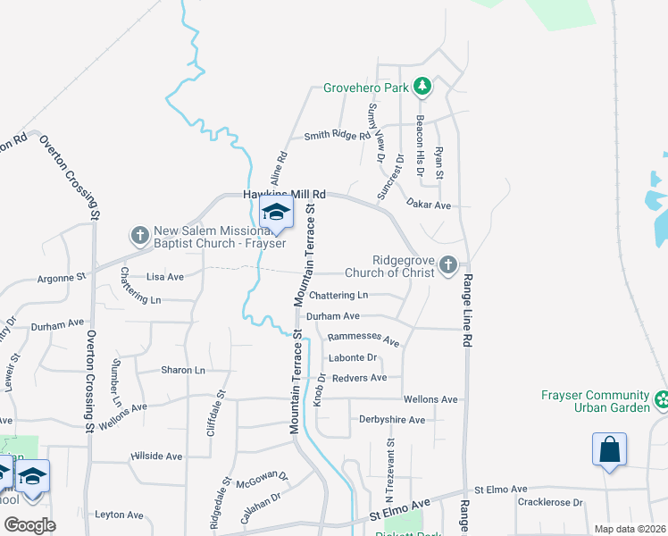 map of restaurants, bars, coffee shops, grocery stores, and more near 2462 Lisa Avenue in Memphis