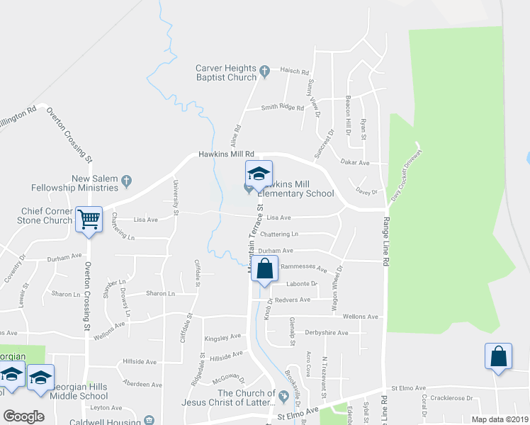 map of restaurants, bars, coffee shops, grocery stores, and more near 2462 Lisa Avenue in Memphis