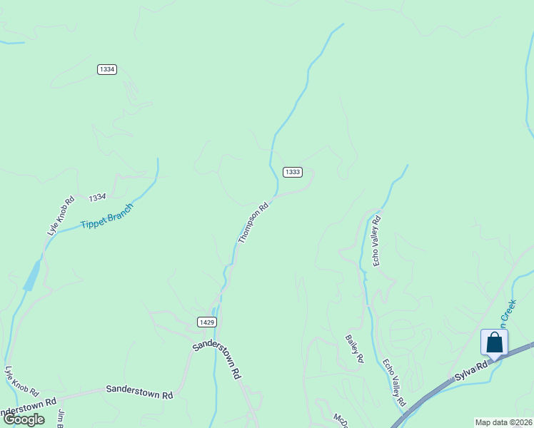 map of restaurants, bars, coffee shops, grocery stores, and more near 539 Thompson Road in Franklin