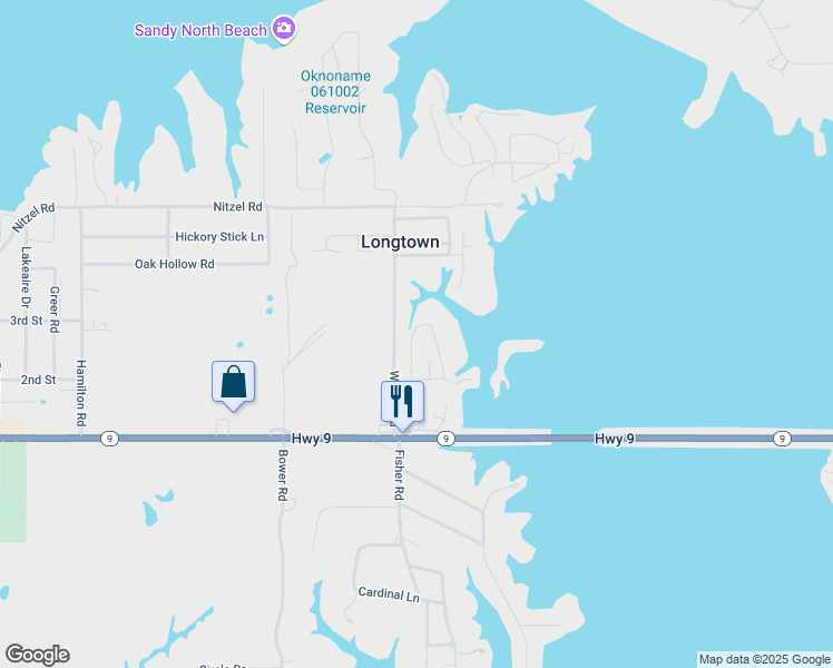 map of restaurants, bars, coffee shops, grocery stores, and more near 88 Layman Drive in Eufaula