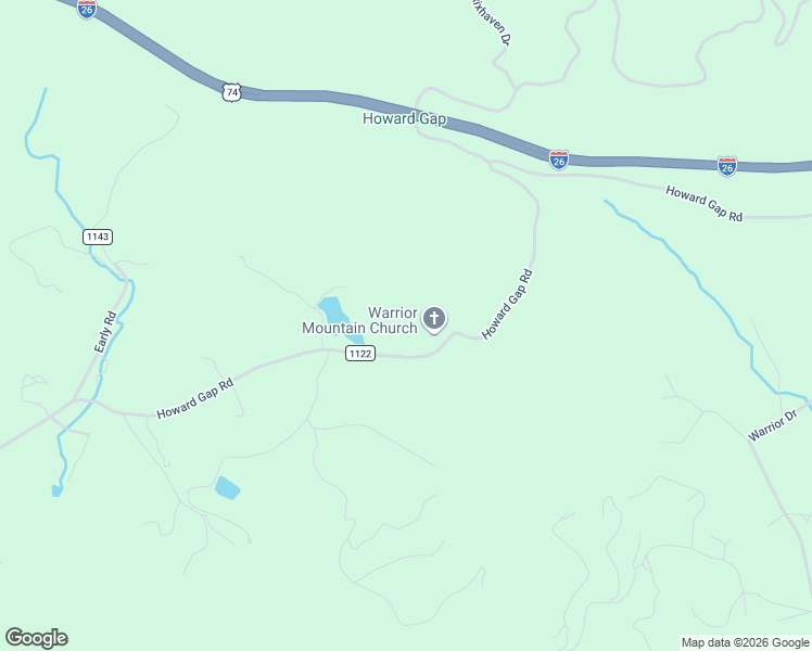 map of restaurants, bars, coffee shops, grocery stores, and more near 3618 Howard Gap Road in Saluda