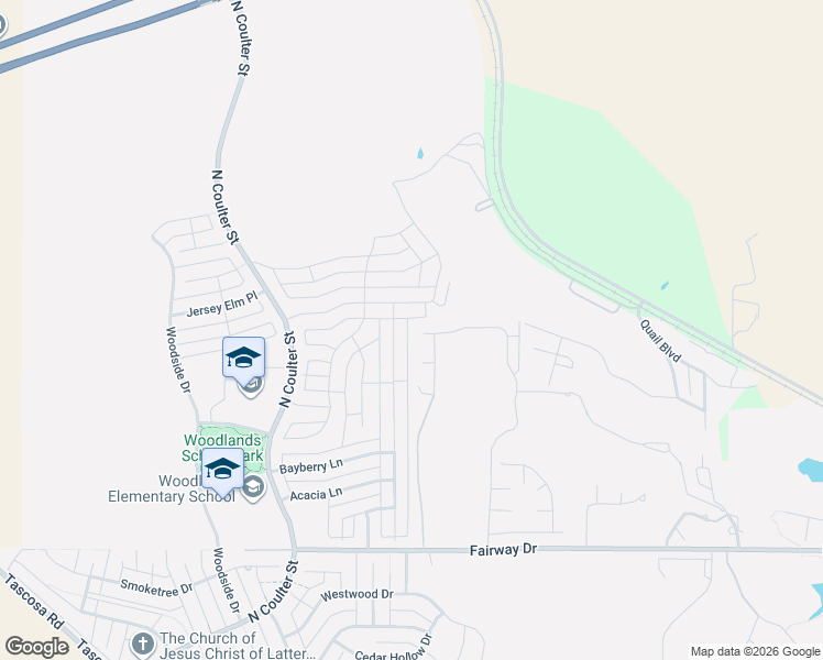 map of restaurants, bars, coffee shops, grocery stores, and more near 4 Pine Valley Lane in Amarillo