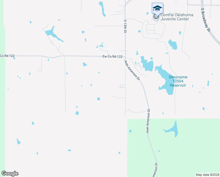 map of restaurants, bars, coffee shops, grocery stores, and more near 1504 N3400 Road in Tecumseh