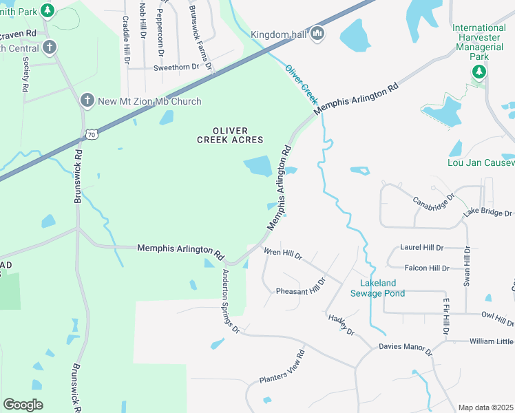 map of restaurants, bars, coffee shops, grocery stores, and more near 9114 Memphis Arlington Road in Arlington