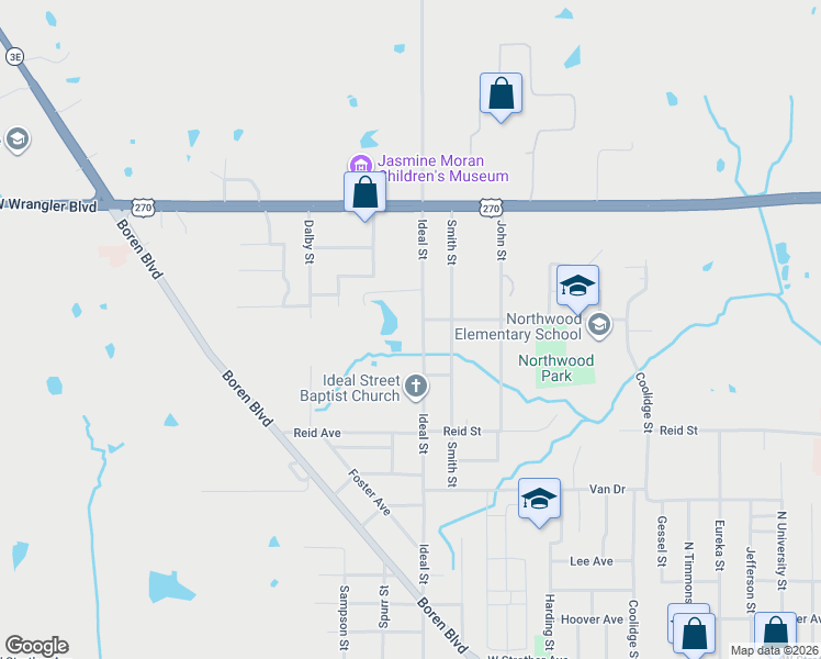 map of restaurants, bars, coffee shops, grocery stores, and more near 1922 Ideal Street in Seminole