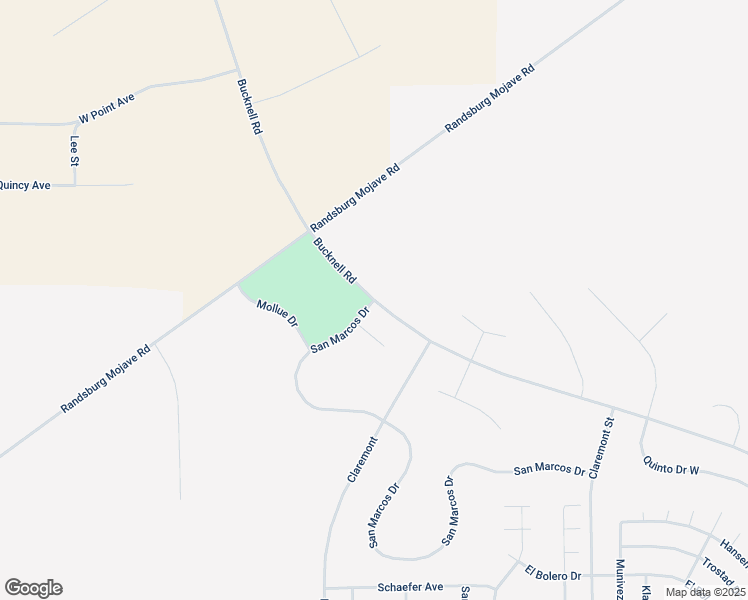 map of restaurants, bars, coffee shops, grocery stores, and more near Bucknell Road in California City