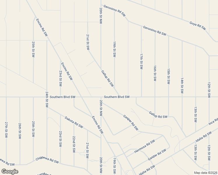 map of restaurants, bars, coffee shops, grocery stores, and more near 1913 Gaspar Road Southwest in Rio Rancho