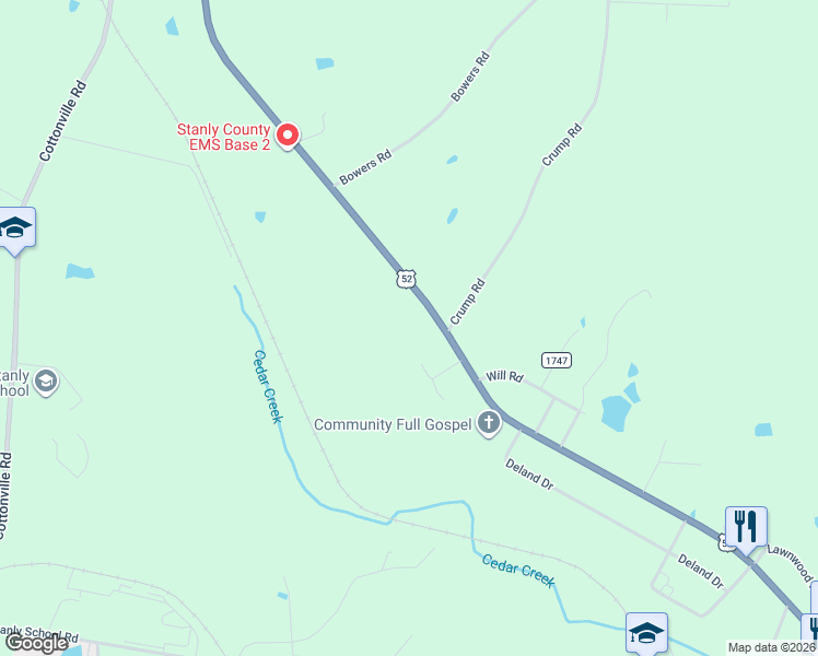 map of restaurants, bars, coffee shops, grocery stores, and more near 12653 U.S. 52 in Norwood