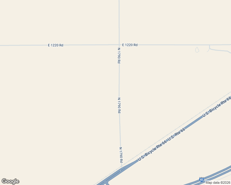 map of restaurants, bars, coffee shops, grocery stores, and more near 12229 North 1790 Road in Erick