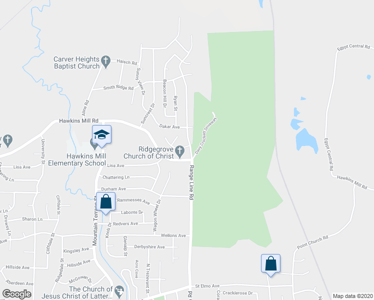 map of restaurants, bars, coffee shops, grocery stores, and more near 2645 Davey Drive in Memphis