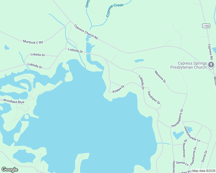 map of restaurants, bars, coffee shops, grocery stores, and more near 679-689 Azalea Dr in Vass